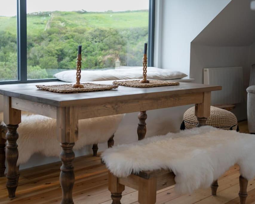 Cliff-Top Cottage On Coast Path W/Panoramic Views Trevine Extérieur photo