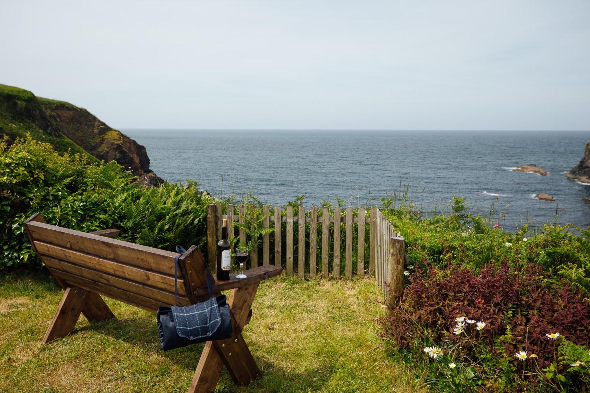 Cliff-Top Cottage On Coast Path W/Panoramic Views Trevine Extérieur photo